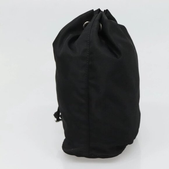 PRADA Pouch Nylon Black Silver Auth 132037 - Picture 4 of 16